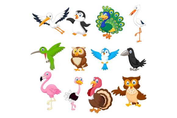 23 Cute Birds Graphics for Branding and Marketing