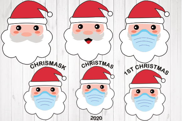 Christmask Svg: A Festive Graphic for Branding and Marketing
