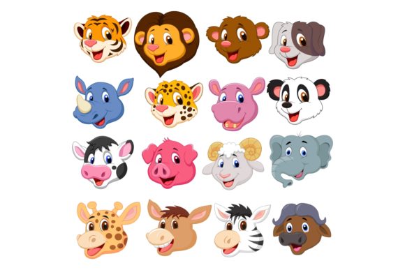 Cute Animal Graphics for Creative Projects