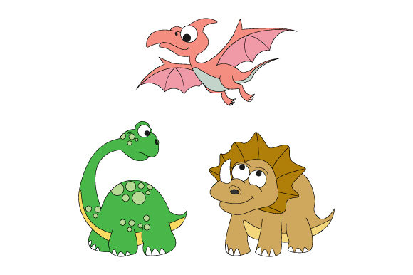 Fun Dinosaur Graphics for Crafting