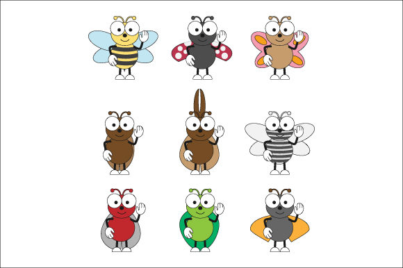 Fun Insect Graphics for Crafting
