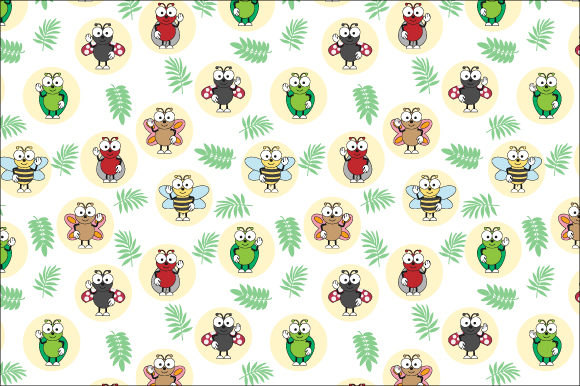 Fun Insect Pattern Graphics for Crafters