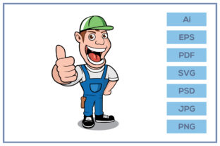 Fun Worker Graphics for Modern Blogs