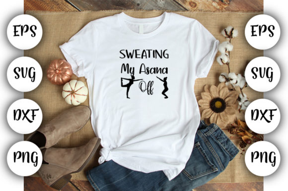 Fun Yoga Graphic for T-Shirt Designs