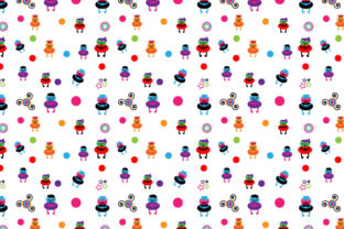 Funny Character Pattern Graphics
