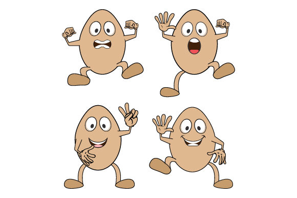 Funny Egg Graphics for Creative Projects