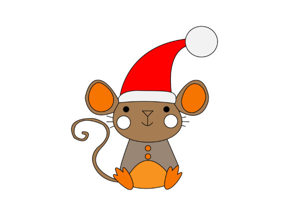 Funny Mouse Graphic for Early Childhood
